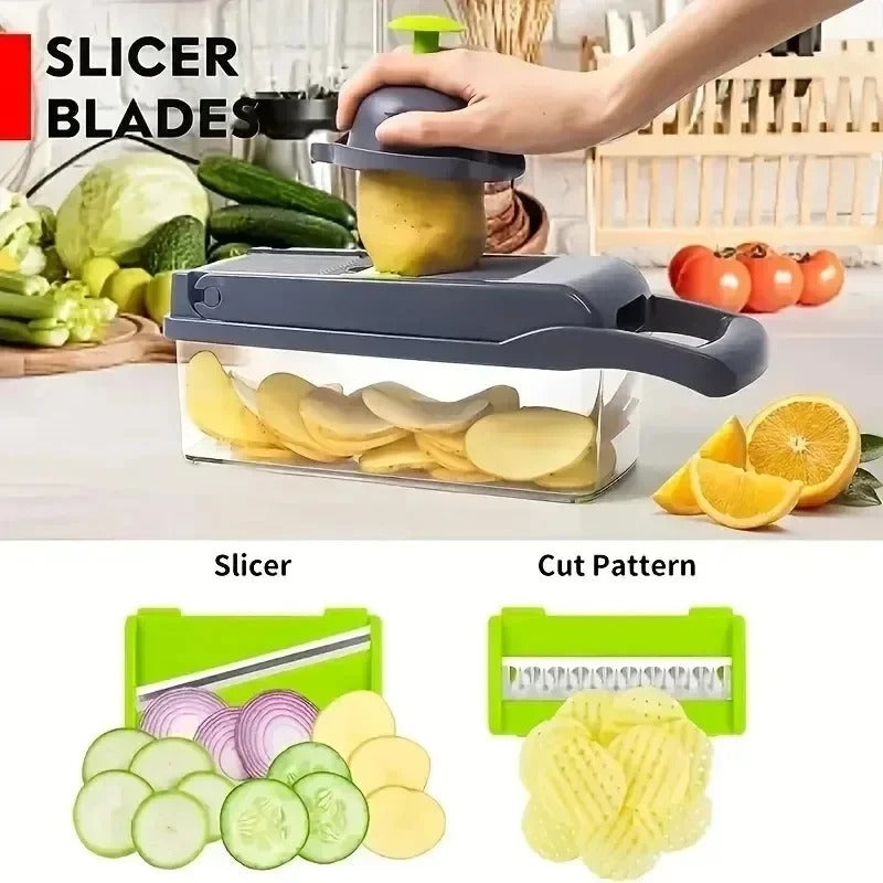 MULTIFUNCTIONAL VEGETABLE/FRUIT CHOPPER